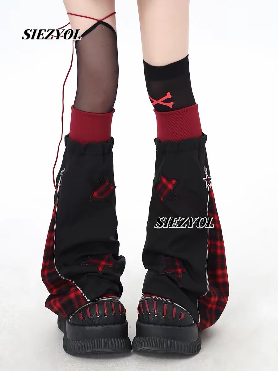 Boot Sock Slouchy - Polainas Xadrez Originais 2026 Novas, Estilosas