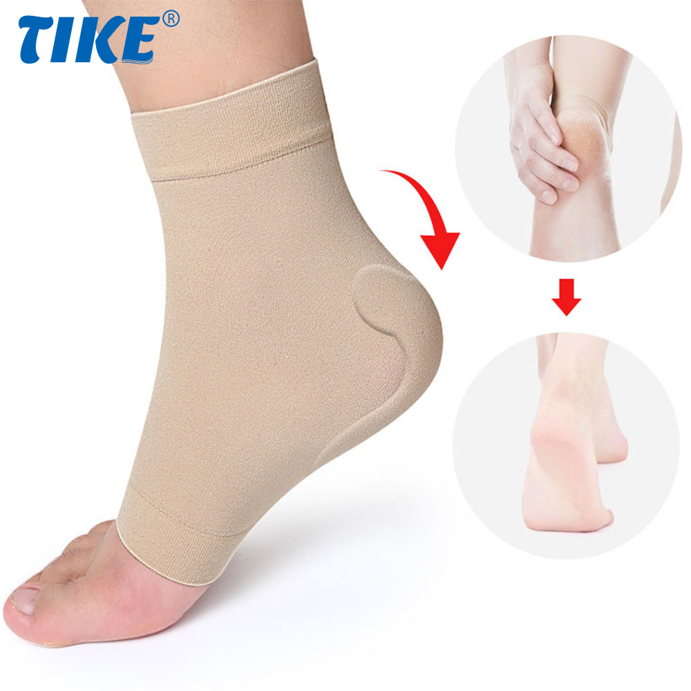 Ankle Brace Sock - 1 par de manga de almofada