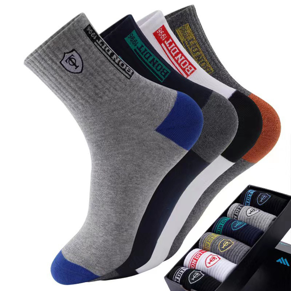 Cotton Crew Sock Pack - Meias Térmicas Premium Masculinas (Pacote com