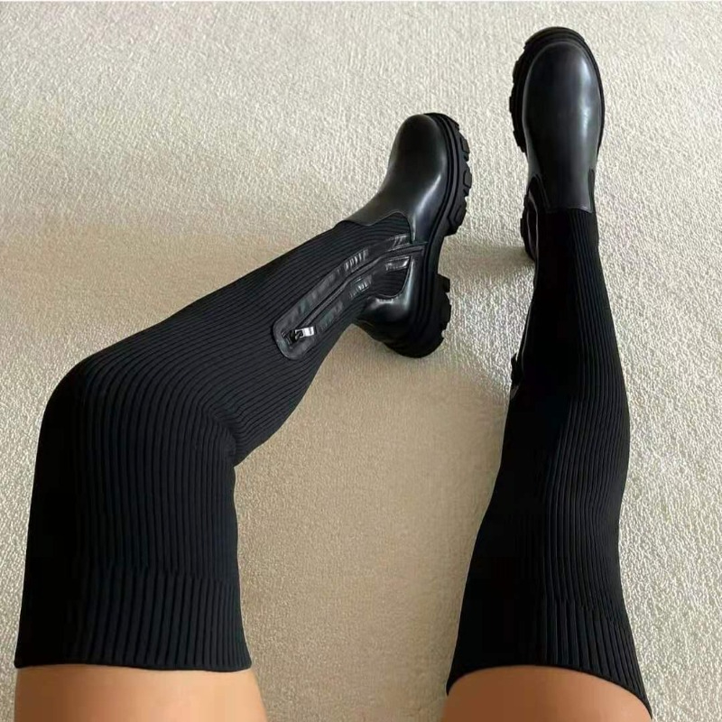 Knee High Sock Women - 2025 sapatos de inverno mulheres meias