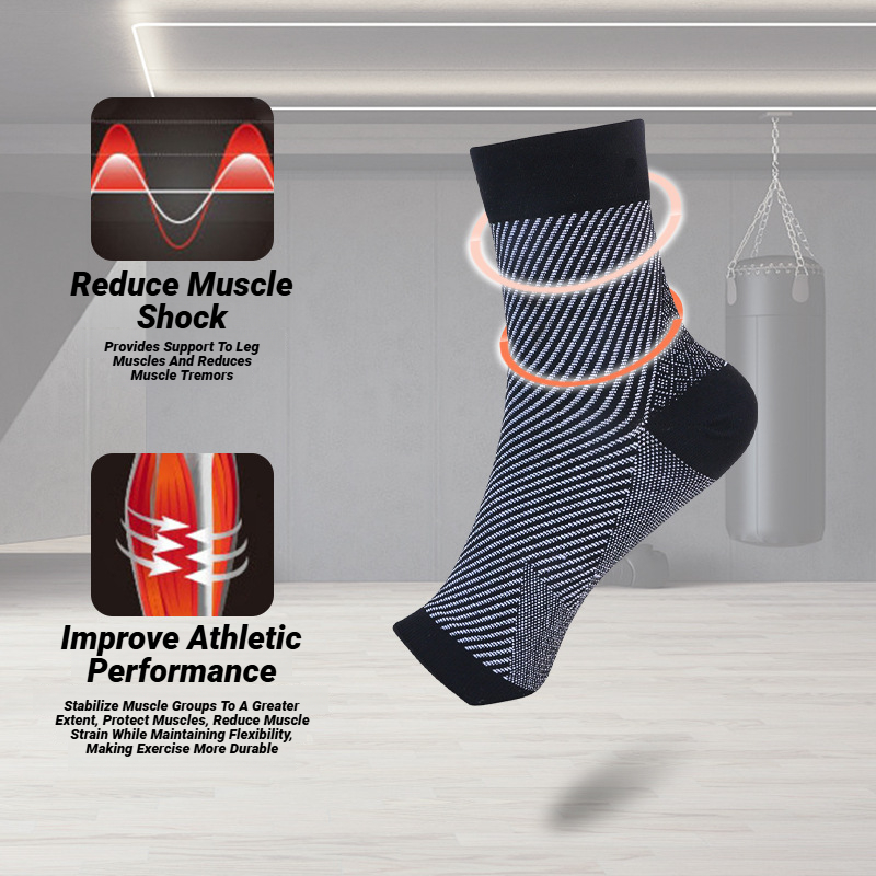 Meia de Compressão Esportiva p - Ankle Brace Sock avaliação e preço