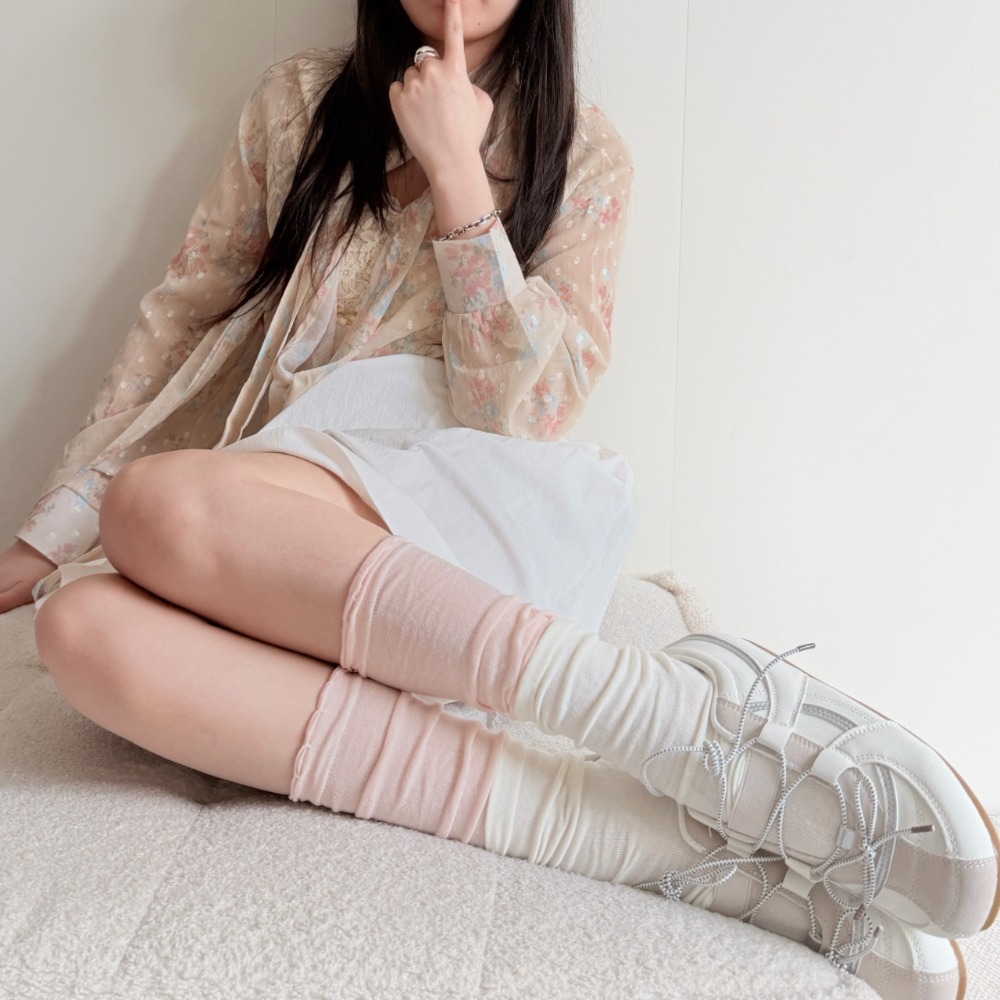 Meias Femininas Estilo Balletc - Boot Sock Slouchy avaliação e preço