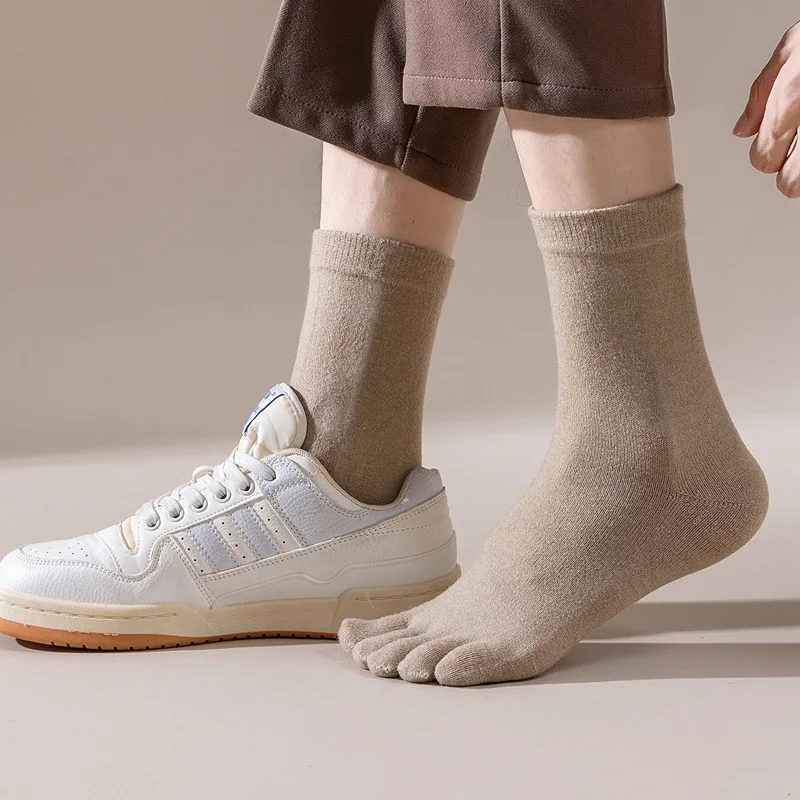 Meias masculinas de lã com cin - Thermal Sock Winter avaliação e preço