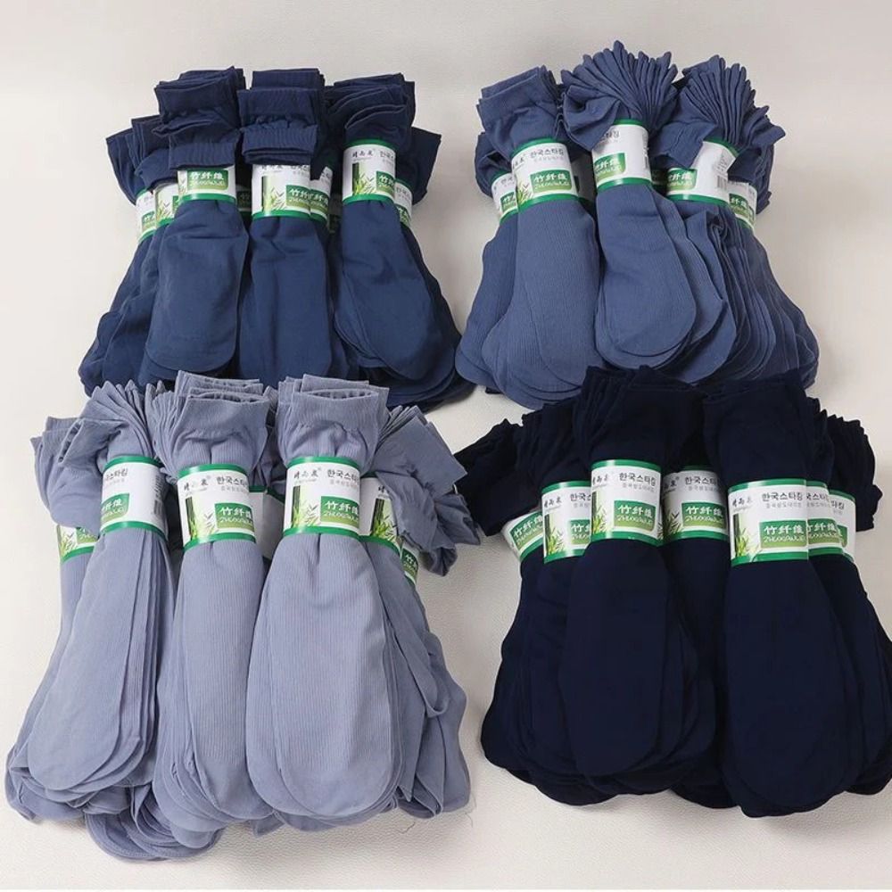 10 pares de meias masculinas d - Silk Sock Bamboo avaliação e preço