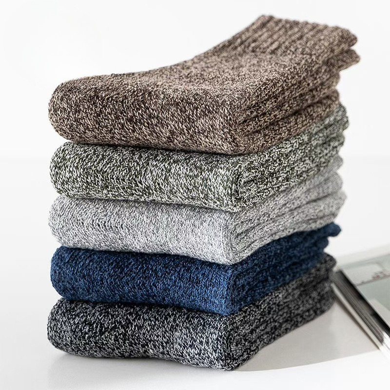 5 Pares de Meias de Algodão de - Thermal Sock Winter avaliação e preço