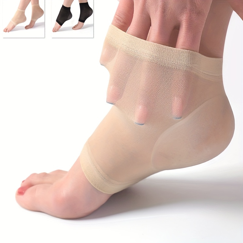 1 par de meias de silicone res - Ankle Brace Sock avaliação e preço