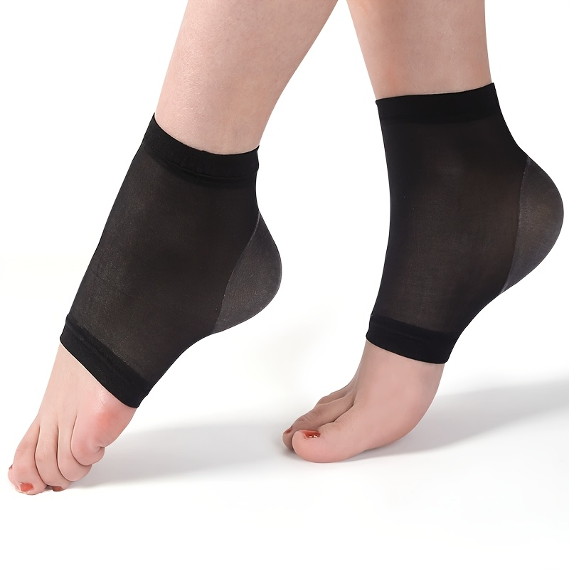 1 par de meias de silicone res - Ankle Brace Sock avaliação e preço
