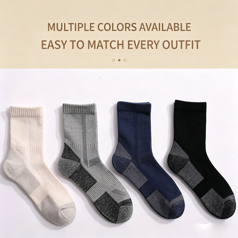 Meias masculinas grossas de lã - Thermal Sock Winter avaliação e preço
