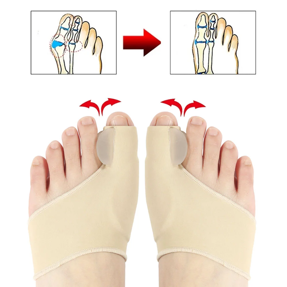 2 pçs separador de dedo do pé  - Ankle Brace Sock avaliação e preço