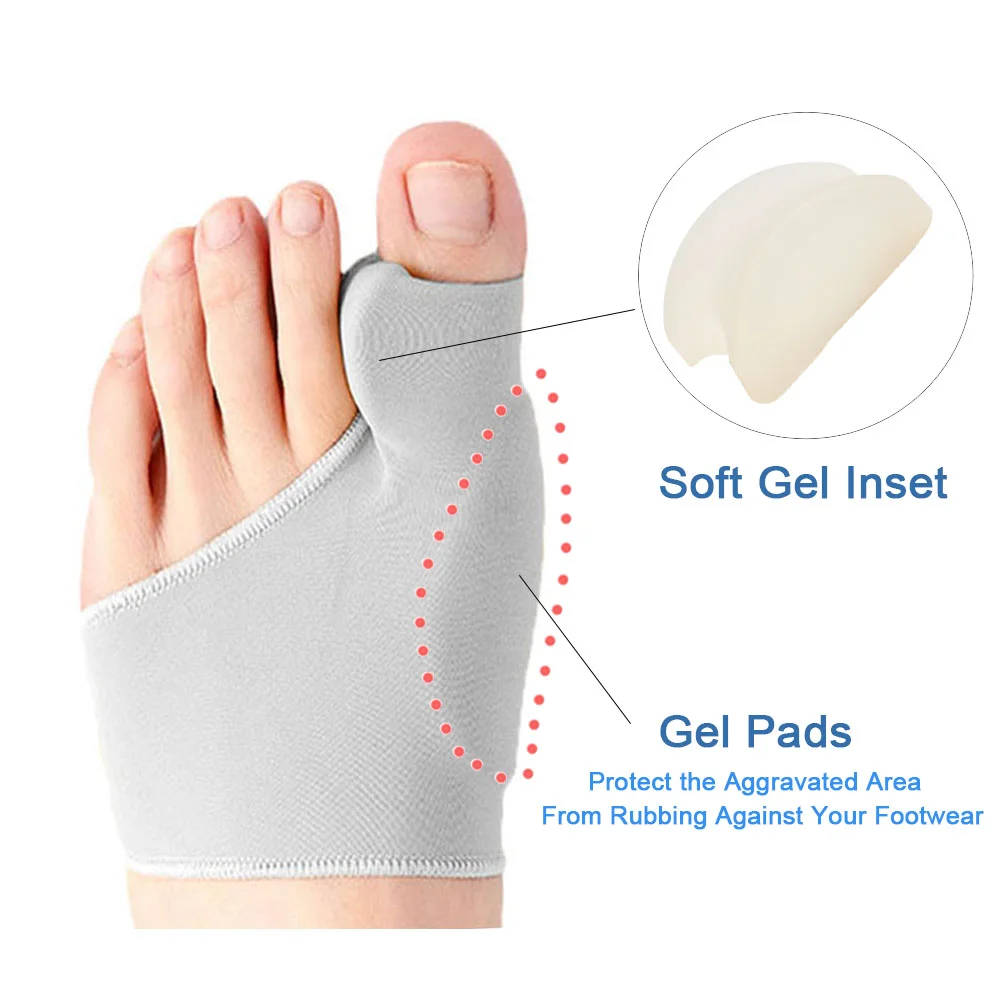 2 pçs separador de dedo do pé  - Ankle Brace Sock avaliação e preço